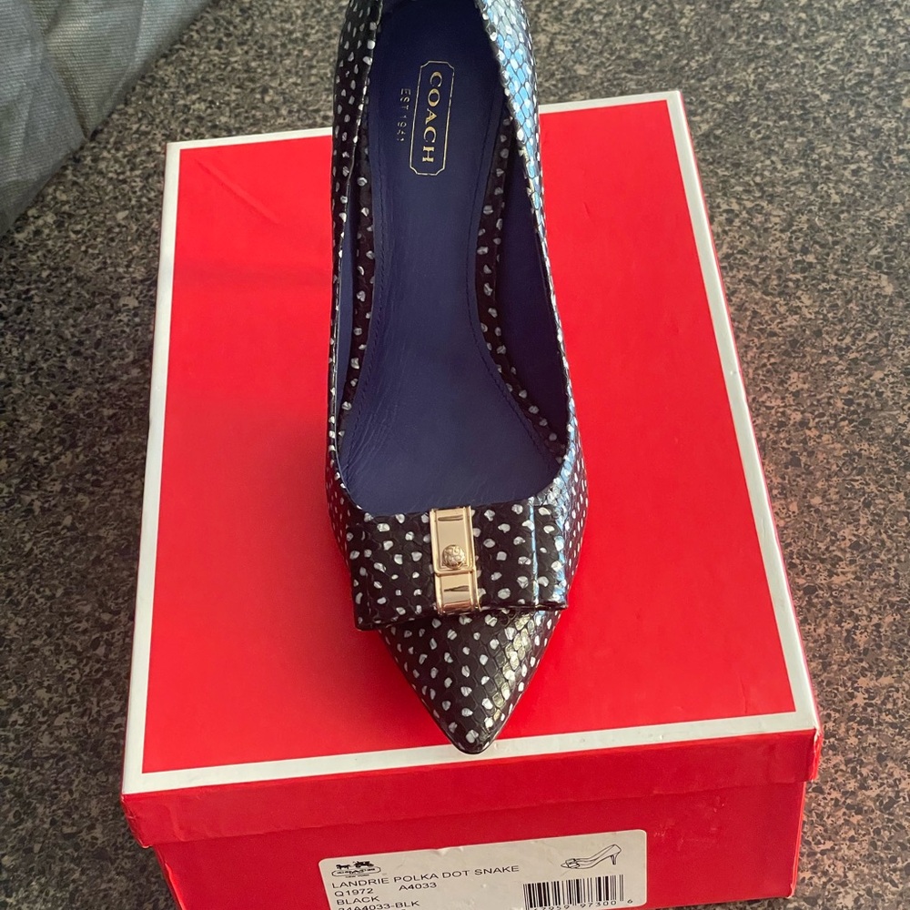 Coach women’s Landrie Polka Fire Snake  heals